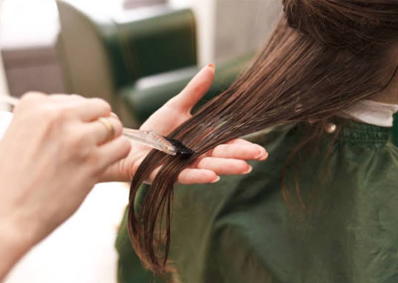 ریشه گیری موهای کراتین شده