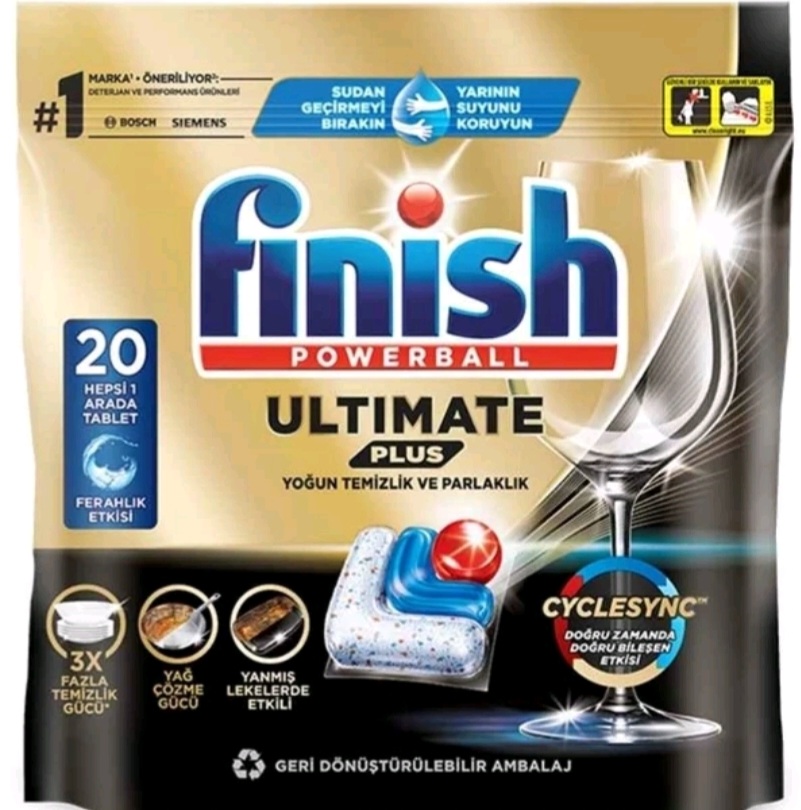 قرص ماشین ظرفشویی ۲۰ عددی مدل التیمیت پلاس